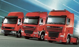 DAF har i dag tre topp moderne lastebilserier. Den minste produseres i England hos Leyland som Paccar også eier.