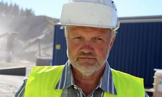 Jan Helge Andersen, distriktssjef for asfaltproduksjon i NCC Roads.