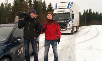 Ved denne stoppen dukket SVT opp.
