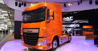 Nye DAF XF slik den står på IAA i Hannover.