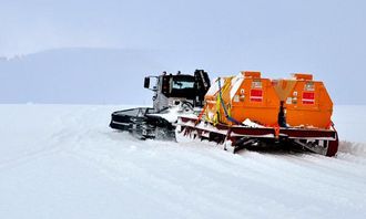 Dieselforsyning på vei inn til anlegget.