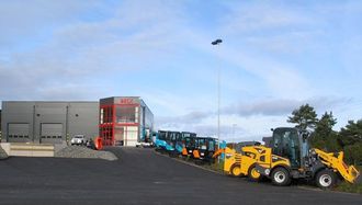 Beck-anlegget i Gøteborg som nå klargjøres for Kobelco-importen til Sverige.