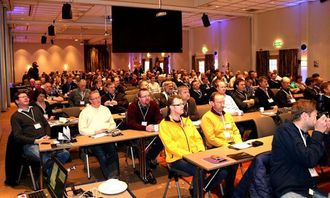 Noen av de over 750 påmeldte til Anleggsdagene 2013.