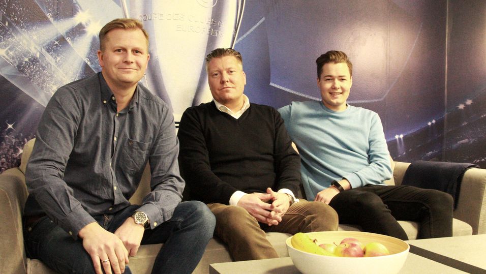 Viaplay-sjef Vegard Drogseth, salgs- og markedssjef Børge Nielsen og  kommunikasjonssjef Fredrik Olimb i Voaplay vil sikre fortsatt vekst gjennom attraktivt innhold.