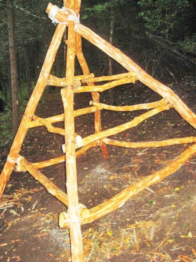 Klatrestativ.