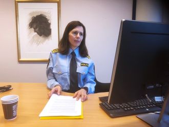 VOLDSOM ØKNING: Beate Brinch Sand, leder for Felles enhet for påtale ved Oslo politidistrikt, forteller om restansetall som økte voldsomt etter sammenslåingen.