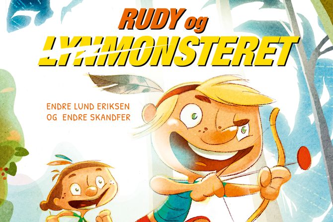 "Rudy og Lynmonsteret" av forfatter Endre Lund Eriksen og illustratør Endre Skandfer.