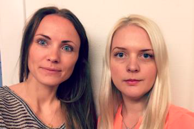 F.v.: Maria Greenberg Bergheim, seksjonsleder i KIA, og Marthe Fure Moen, barnehagestyrer i KIA.