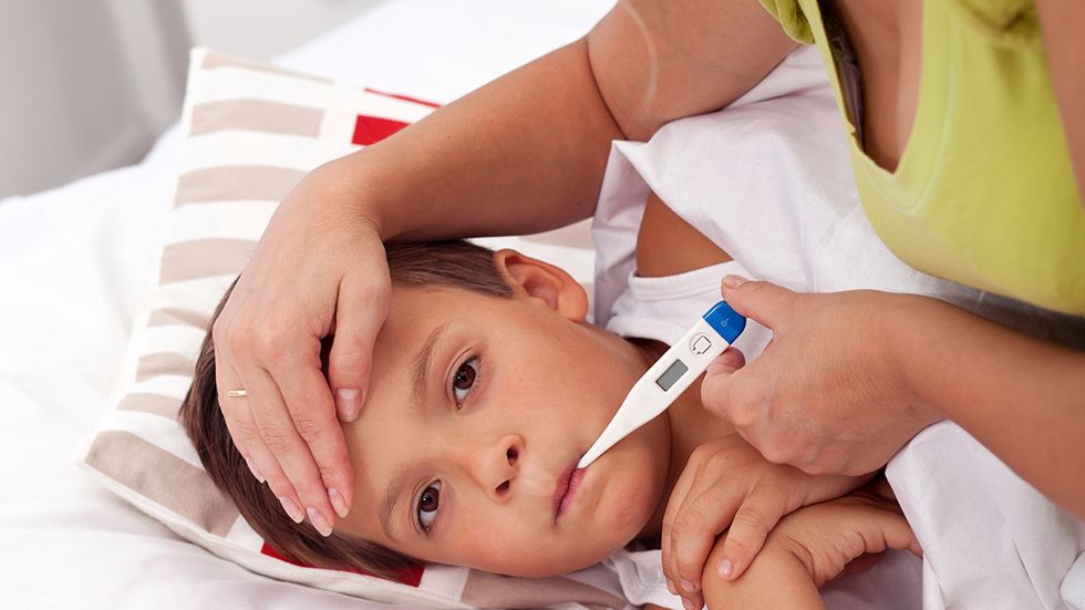 Baby 5 mnd feber etter vaksine