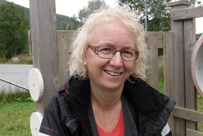 Britt Ingebrigtsen i Holtet barnehage.