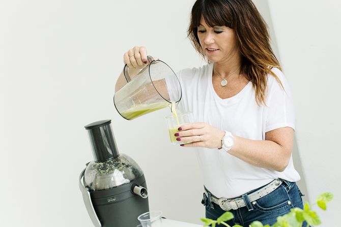 Juiceterapeut og forfatter Vibeke Blomvågnes.