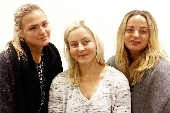Anette Bjørneby, Susanne Karlsen og Aida Stuen Bennia er studenter ved Høgskolen i Østfold