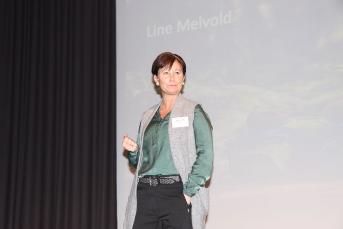 Line Melvold driver STYD kommunikasjon AS der hun jobber som fagformidler og veileder. (Arkivfoto).