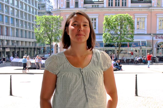 Ann-Kristin Larsen driver Tøybleiebutikken.no.