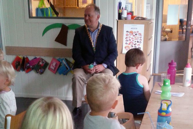 Ordfører i Eidsvoll kommune, John-Erik Vika, ble bedt på vannparty.