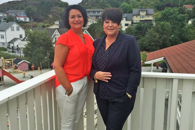 Startet barnehage som tenåringer: Eierne av Trollbarnehagene, Inger Kristin H. Vike og Ann Kathrin Storøy.