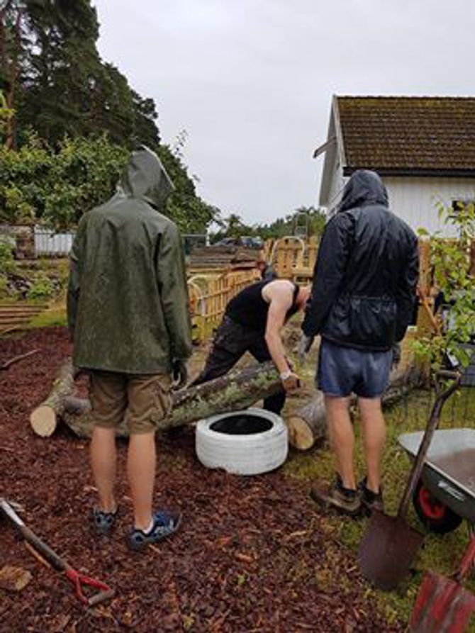 Arbeidet ble utført mens barnehagen holdt stengt i sommerferien.