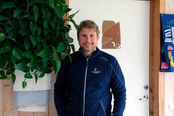 Niels Bjørn Olsen, daglig leder i Hundremeterskogen Barnehage.