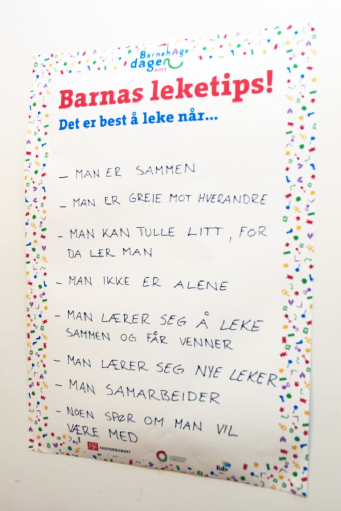 Barnas leketips.