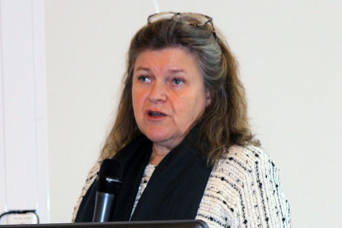 Landskapsarkitekt Helle Nebelong på konferansen «Barn og rom».