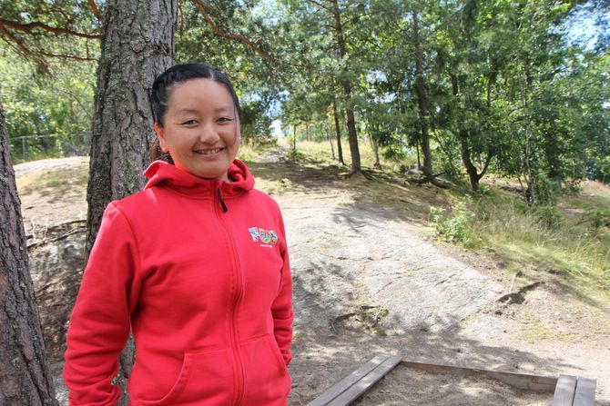Pedagogisk leder på småbarnsavdelingen i Bisjord FUS barnehage i Larvik, Kine-Karethe Hansen.