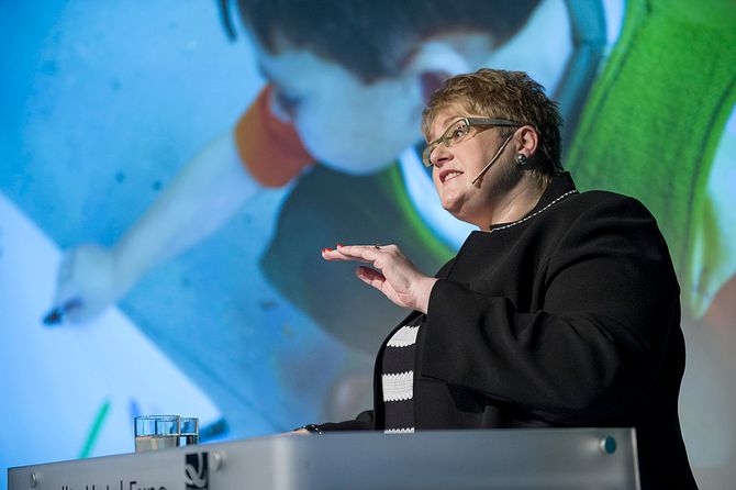 Trine Skei Grande, leder i Venstre.