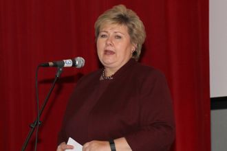 Statsminister Erna Solberg (H).