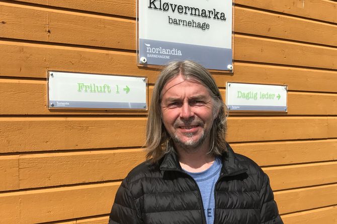 Morten R. Horn, daglig leder i Norlandia Kløvermarka barnehage.