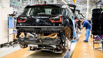 Fra produksjon av BMW I3.