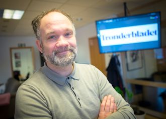 Daglig leder Stig Mikkelsen i Trønderbladet.
