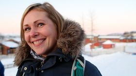 Universitetsbarnehageprosjektet i Tromsø. Andreårsstudent Camilla Henriksen.