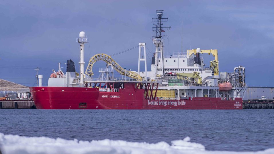 Nexan Skagerrak er ett av kabelskipene som ser ut til å få nok å gjøre de nærmeste åren, når to-tre transatlantiske prosjekter per år er under planlegging.