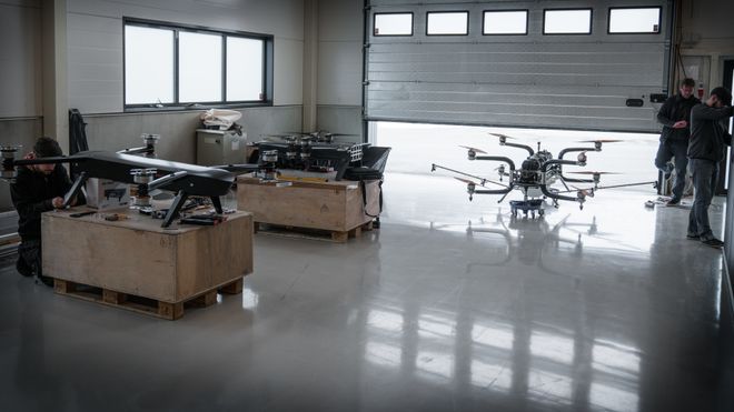 Den lille fabrikkens enorme droner kan være starten på et nytt norsk industrieventyr