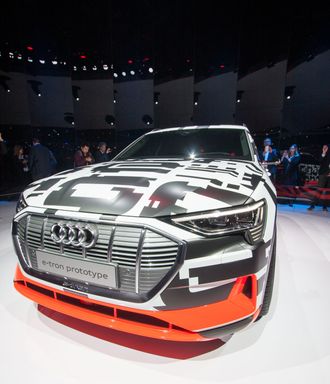 Audi E-tron Quattro i Genève.