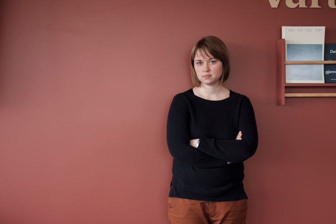 Klubbleder Ane Bamle Tjellaug i Vårt Land.