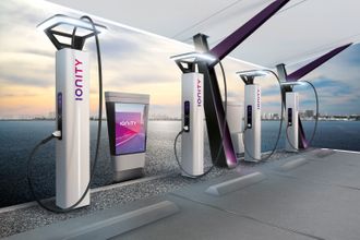Ionity bygger 350 kilowatt CCS-hurtigladere i hele Europa.