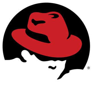 Shadowman-logoen til Red Hat.
