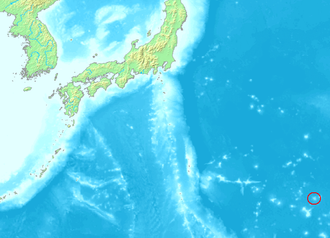 Minamitori ligger langt fra den japanske hovedøya.