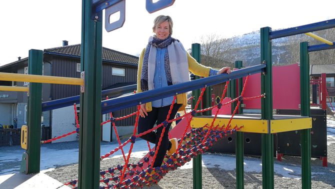 Ann Elin Øyen Løfald, styrer i Bårdshaugen barnehage i Surnadal