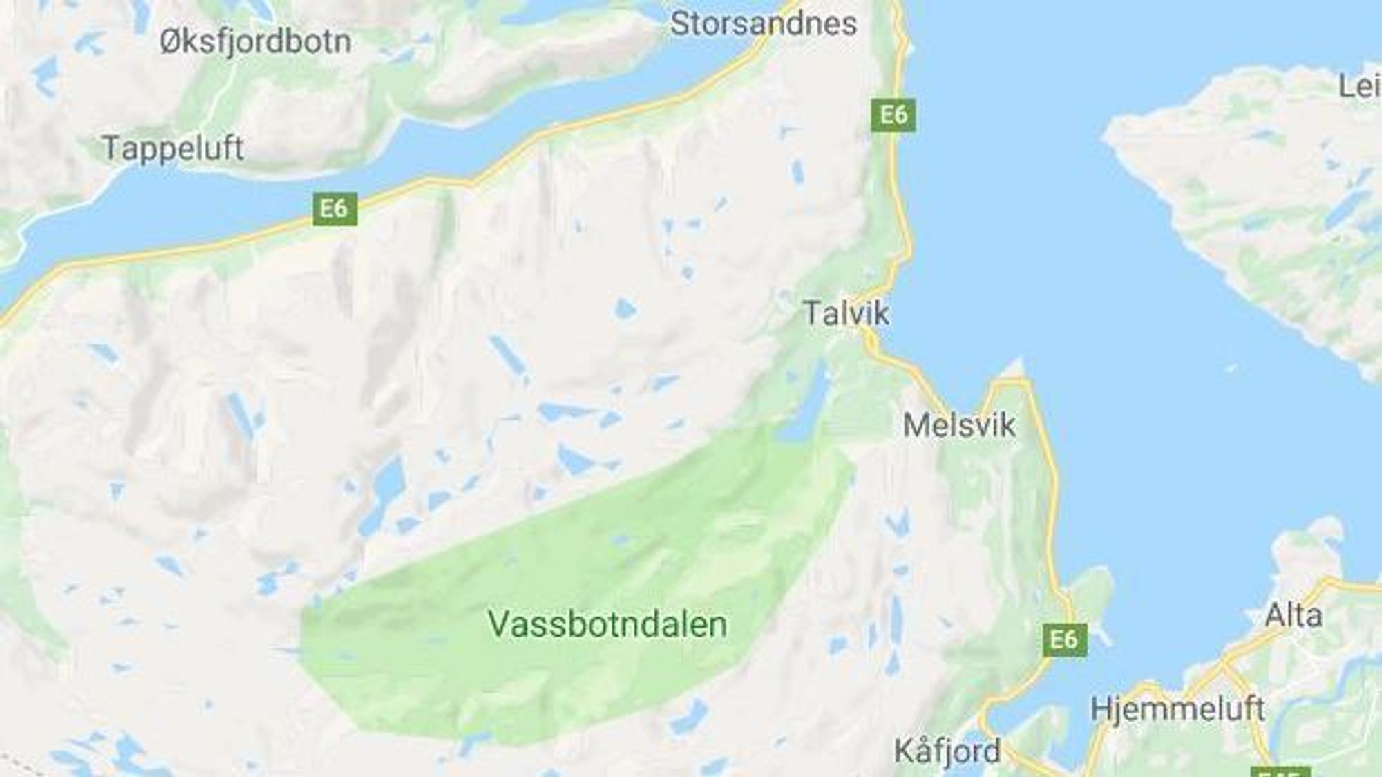 Det skal bygges en ny rasteplass for veifarende langs E6 i Finnmark. 