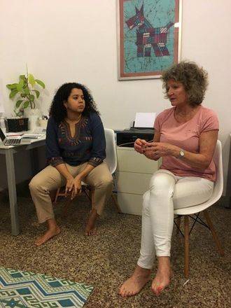 Darshana Rajaram og Pia Friis