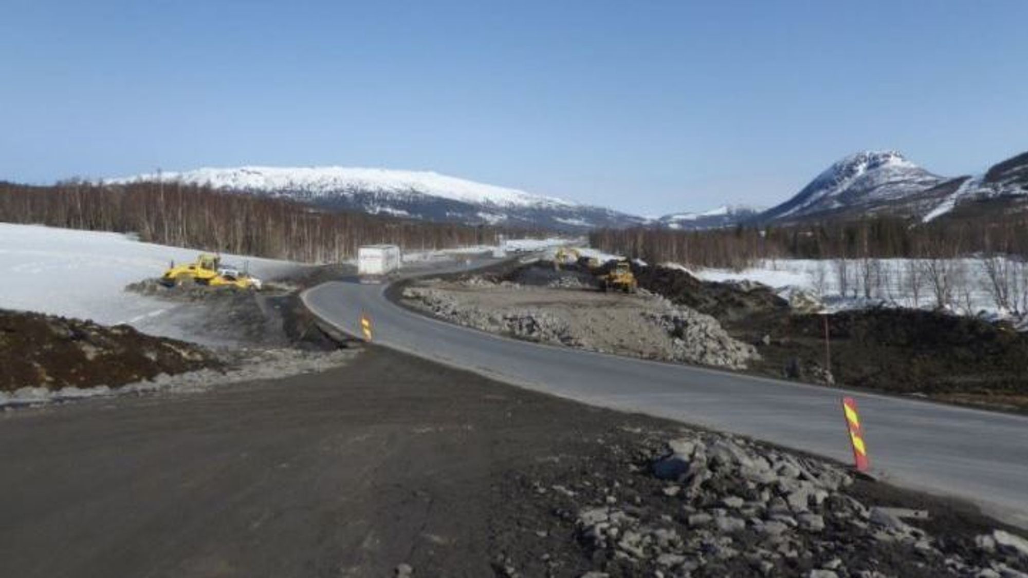En kilometer med E6 i Mosjøen blir stengt fra 2. mai til Sankthansaften