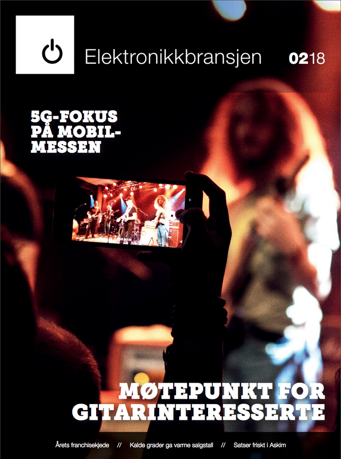 Les alt om Larvik gitarfestival i digitalutgaven av fagbladet Elektronikkbransjen nr. 2/2018.