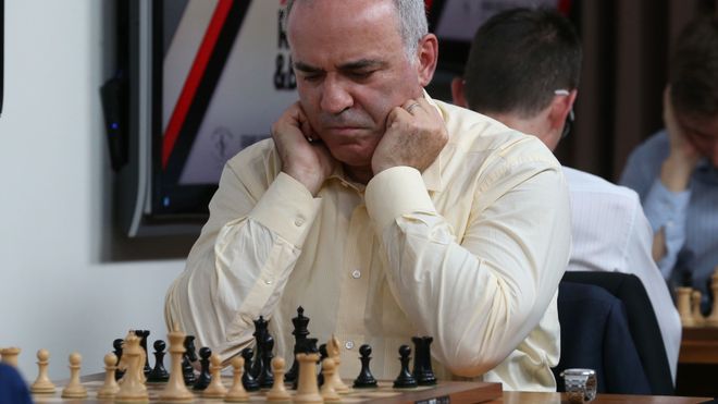 Garry Kaspersky har ikke lagt sjakken helt på hylla. Her under en sjakkturnering i USA i 2017.