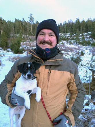 Haakon Vormeland, pedagogisk leder i Mortenåsen, Ole Brumm barnehages naturbarnehageavdeling.