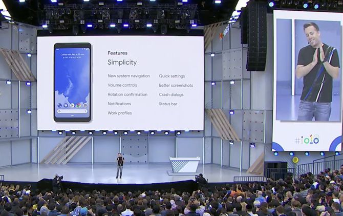 Noen av nyhetene i Android P som Dave Burke fortalte kort om under kveldens første hovedtale.