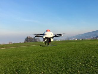 Meteodrone XL i lufta.