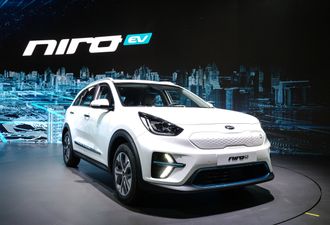 Kia Niro vises frem i Busan.