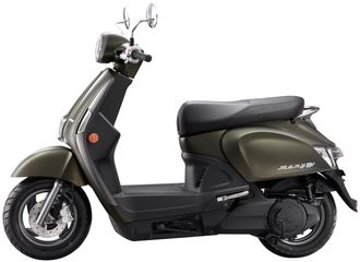 En Kymco-scooter.