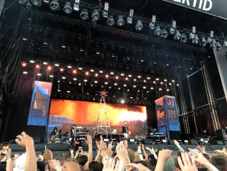 Fra Eminem-konserten. Innsendt publikumsbilde.